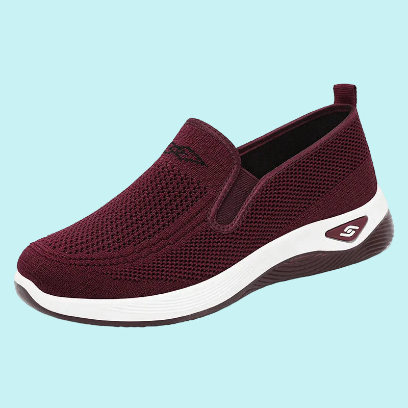  Hands-Free Flyknit Sneakers – Lightweight Breathable Slip-On Shoes for Women