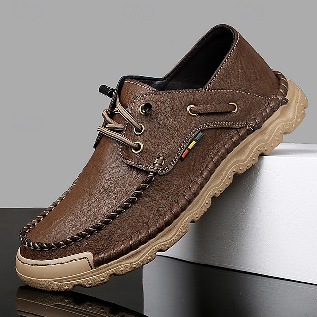 Men's Tan Outdoor Sneakers with Mesh Upper, Cushioned Insole and Durable Rubber Sole for Sports, Hiking and Active Outdoor Adventures