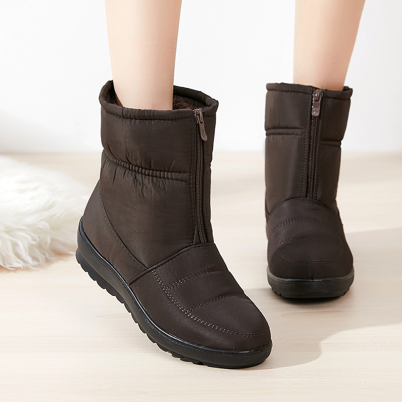 Women's Warm Waterproof Snow Boots