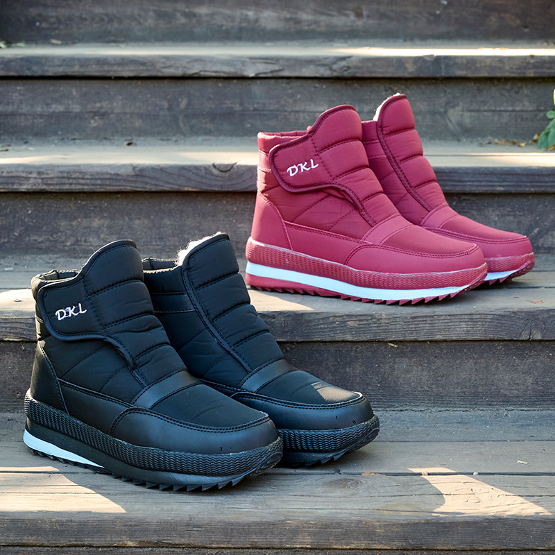 Women's Casual Velcro Winter Warm Ankle Snow Boots