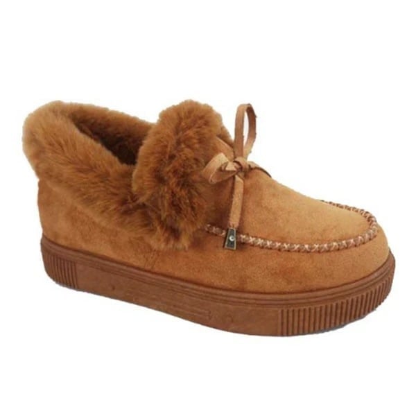 Last Day Promotion 68% OFF - 🔥Women's boots round head thick sole Orthopedic Arch-Support thick warm cotton shoes - Buy 2 Free Shipping