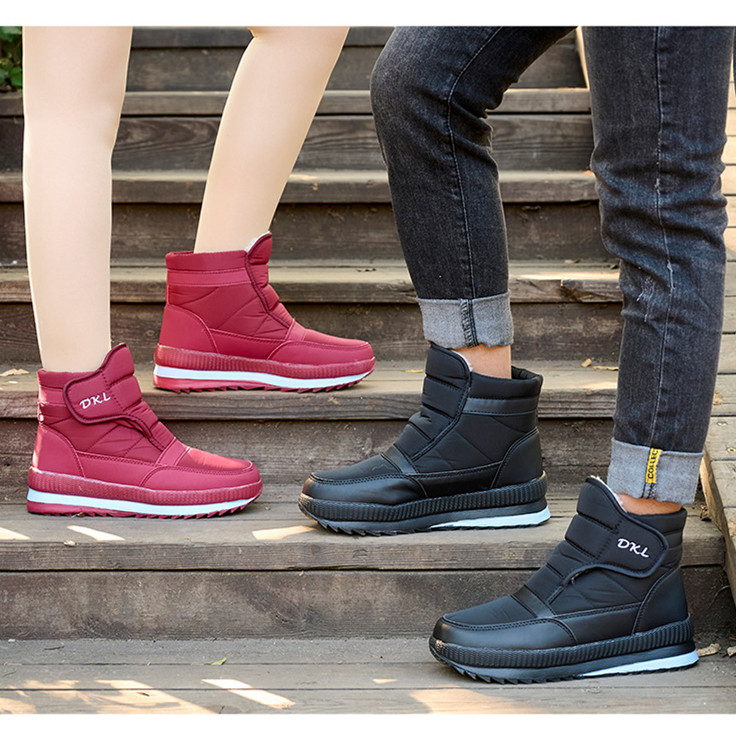 Women's Casual Velcro Winter Warm Ankle Snow Boots