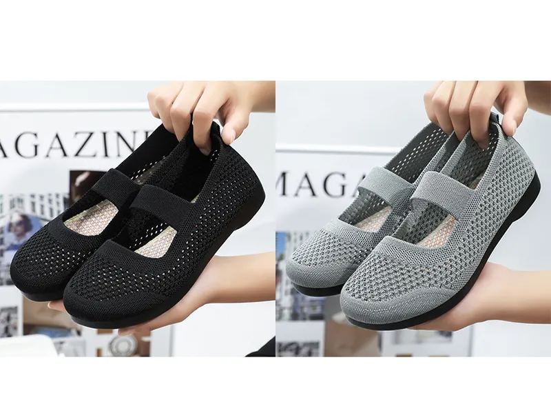 🔥Last Day 49% OFF🔥 - Women Comfortable Arch Support Non-Slip Flat Shoes