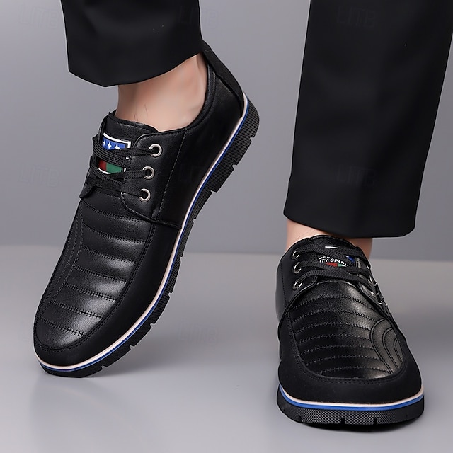 Men's Brown and Black Lace-Up Sneakers – Stylish Sporty Shoes for Casual Outings and Active Lifestyles