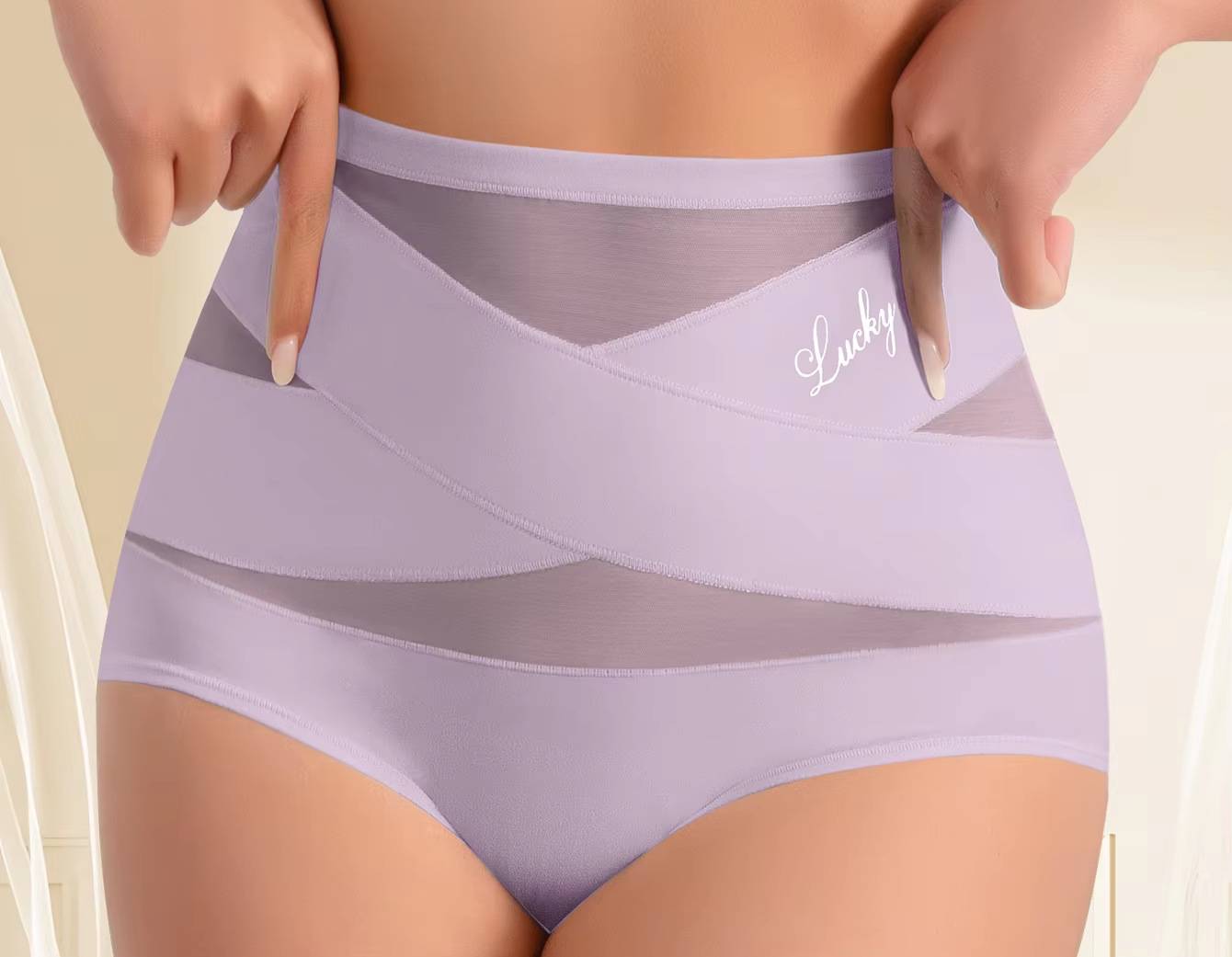 💕ZO® Invisible Core Sculpt High-Waist Control Briefs, Regular & Plus Size, No Show Panties Full Coverage
