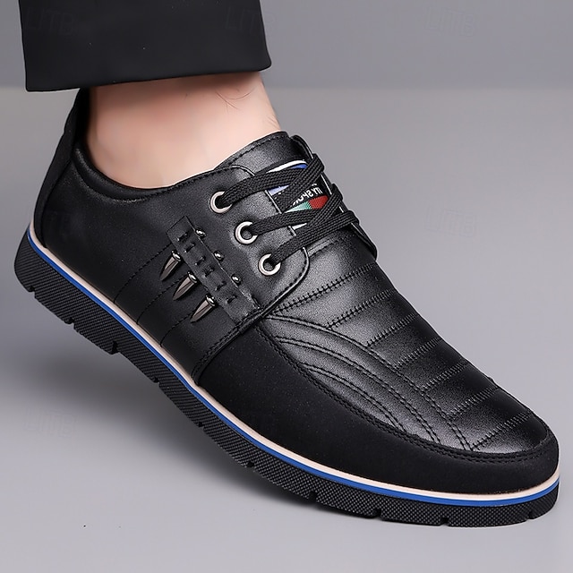 Men's Brown and Black Lace-Up Sneakers – Stylish Sporty Shoes for Casual Outings and Active Lifestyles