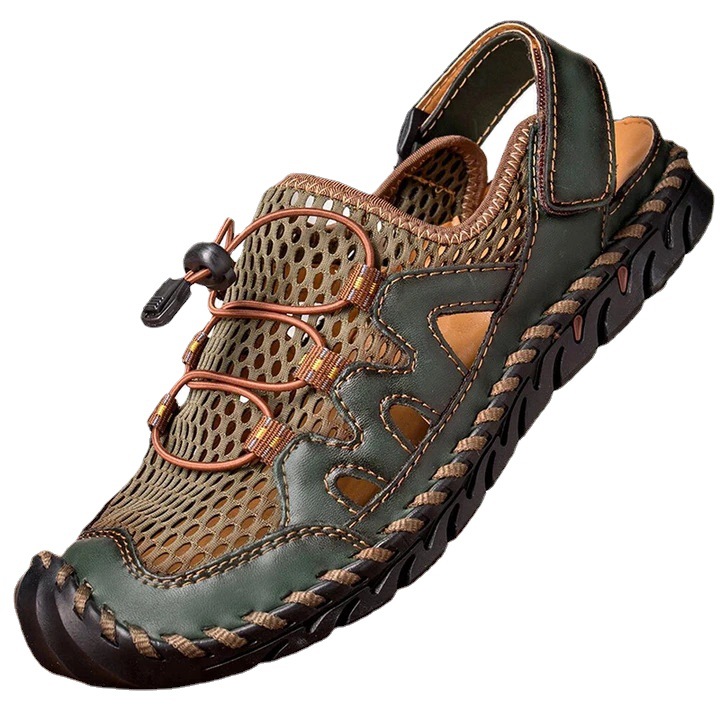 Men'S Shoes, Sandals, Mesh Casual Beach Shoes, Outdoor Mesh Shoes, Large Size Cross-Border Sandals, Men'S Leather Shoes, Large Goods