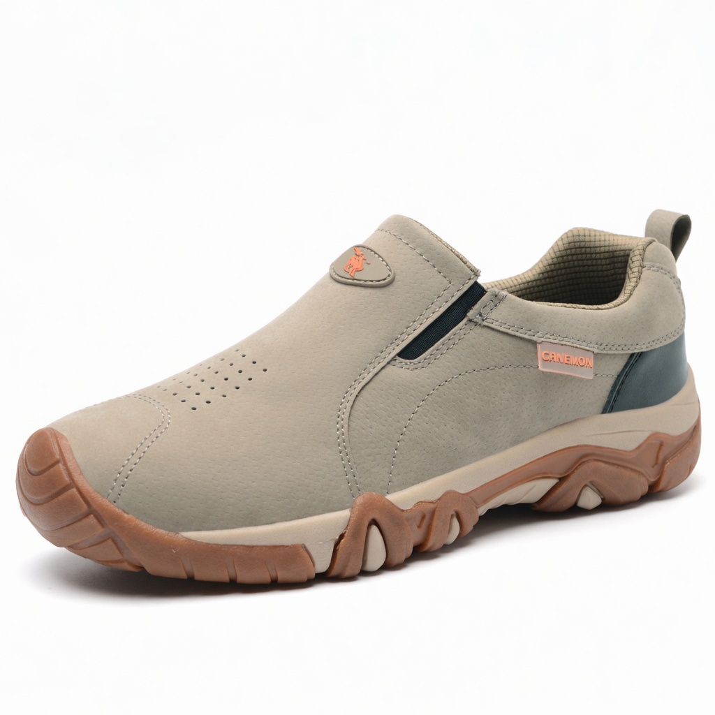 Cross-Border Large Size Outdoor Sports Shoes Men'S Shoes Soft Sole Casual Shoes Tendon Sole Men'S Slip-On Dad Shoes Size 47