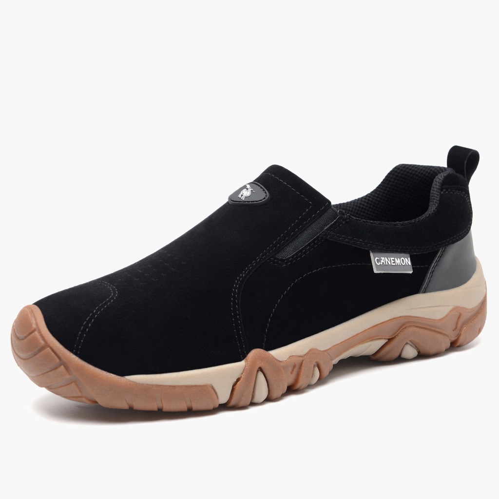 Cross-Border Large Size Outdoor Sports Shoes Men'S Shoes Soft Sole Casual Shoes Tendon Sole Men'S Slip-On Dad Shoes Size 47