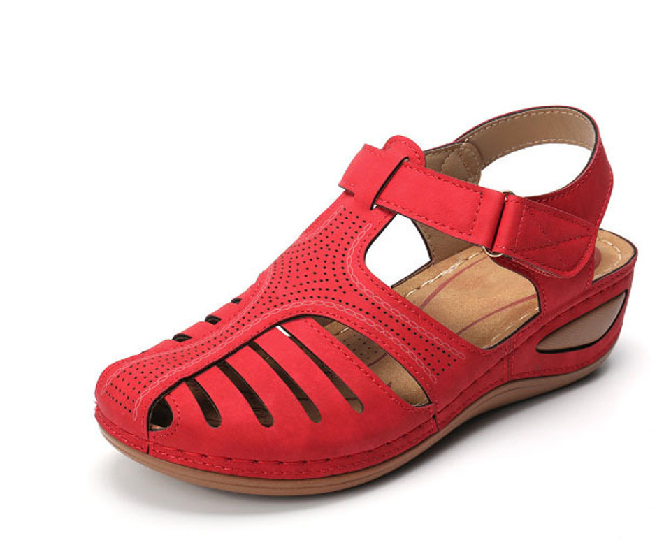 🔥 Verkaufsschlager! Ergonomische Sandalen mit geschlossener Zehe, Bogenstütze, bequem und strapazierfähig im Alltag.