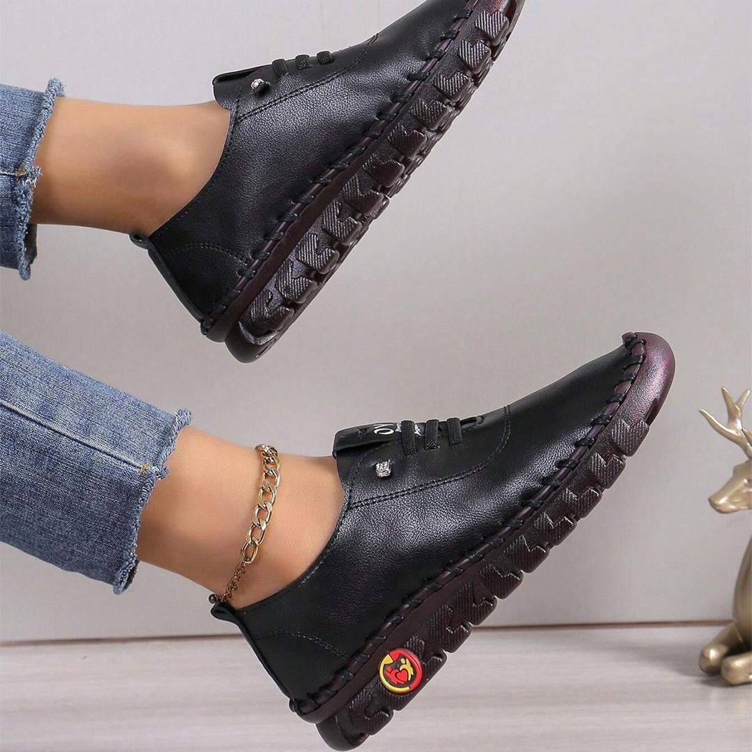 🔥Bestseller – Nur noch heute: 60 % Rabatt!🔥Handgenähte Uniqcomfy Damen-Lederschuhe mit breiter Zehenbox für höchsten Tragekomfort.