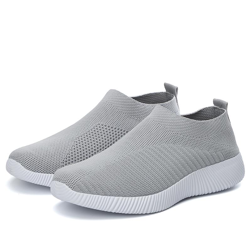 ⏰Jetzt 50 % sparen! Atmungsaktive Damen-Sneaker zum Hineinschlüpfen, leicht und rutschfest – perfekt für den Weg zur Arbeit oder zum Spazierengehen! Damen-Sneaker im Sockenstil, Damen-Loafer in großen Größen.