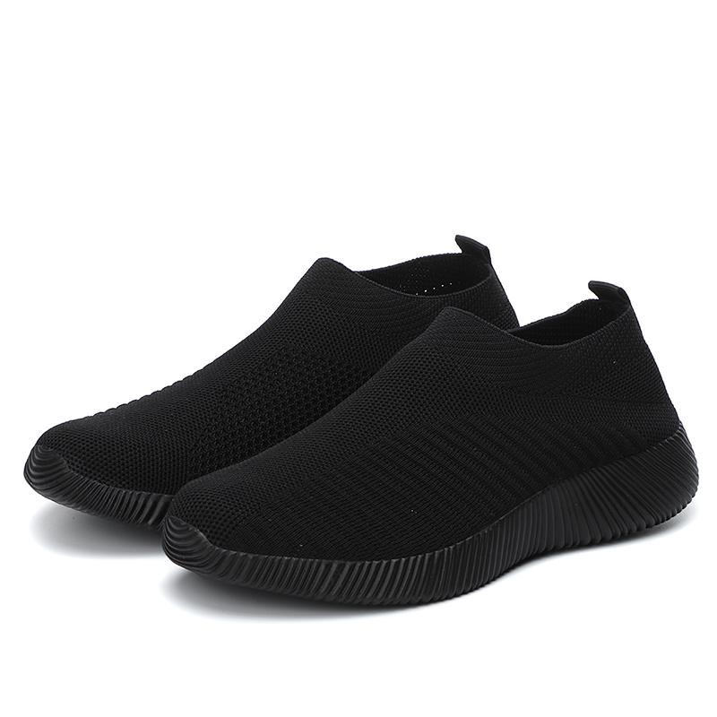 ⏰Jetzt 50 % sparen! Atmungsaktive Damen-Sneaker zum Hineinschlüpfen, leicht und rutschfest – perfekt für den Weg zur Arbeit oder zum Spazierengehen! Damen-Sneaker im Sockenstil, Damen-Loafer in großen Größen.