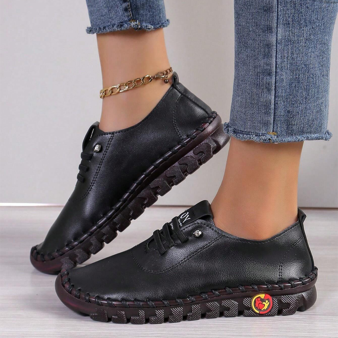 🔥Bestseller – Nur noch heute: 60 % Rabatt!🔥Handgenähte Uniqcomfy Damen-Lederschuhe mit breiter Zehenbox für höchsten Tragekomfort.