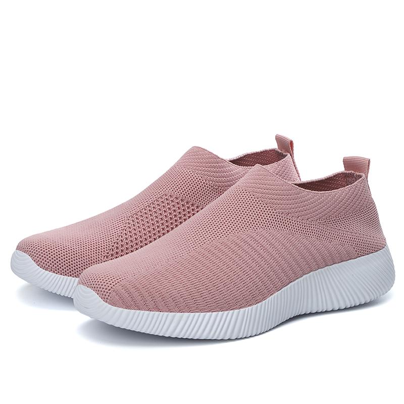 ⏰Jetzt 50 % sparen! Atmungsaktive Damen-Sneaker zum Hineinschlüpfen, leicht und rutschfest – perfekt für den Weg zur Arbeit oder zum Spazierengehen! Damen-Sneaker im Sockenstil, Damen-Loafer in großen Größen.