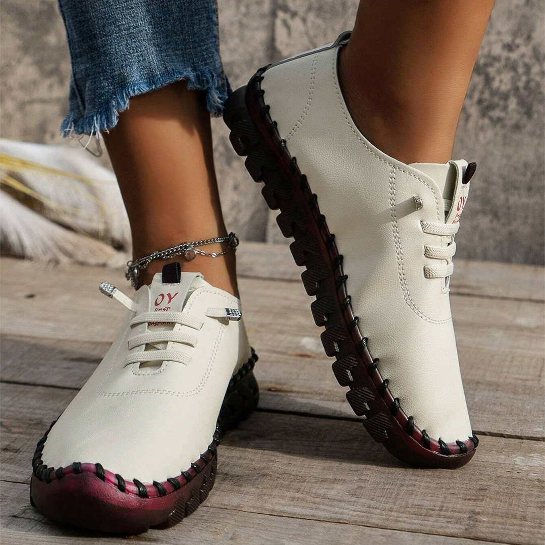 🔥Bestseller – Nur noch heute: 60 % Rabatt!🔥Handgenähte Uniqcomfy Damen-Lederschuhe mit breiter Zehenbox für höchsten Tragekomfort.
