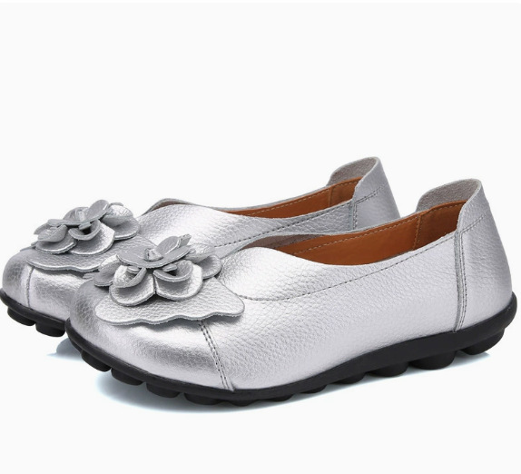 🔥70 % RABATT🔥 Bequeme Damen-Ballerinas aus Leder – Weiche Sohle, Halt für jeden Tag und ganztägiger Tragekomfort