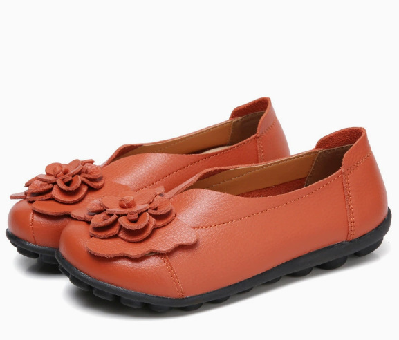 🔥70 % RABATT🔥 Bequeme Damen-Ballerinas aus Leder – Weiche Sohle, Halt für jeden Tag und ganztägiger Tragekomfort