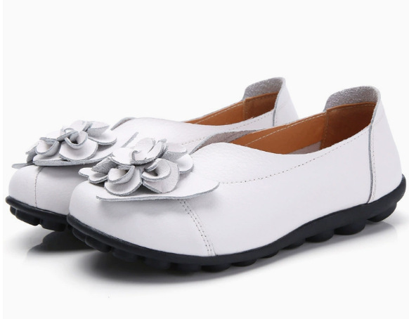 🔥70 % RABATT🔥 Bequeme Damen-Ballerinas aus Leder – Weiche Sohle, Halt für jeden Tag und ganztägiger Tragekomfort