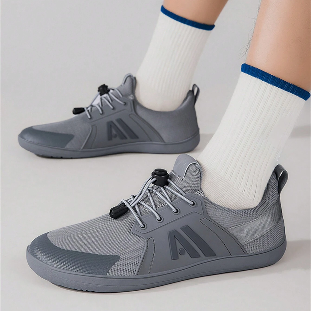 (⏰Ausverkauf – 70 % Rabatt 🔥) Hands-free barfoot shoe mesh，breite Zehenpartie, wasserdicht, atmungsaktiv, rutschfest, leicht und ganztägiger Tragekomfort