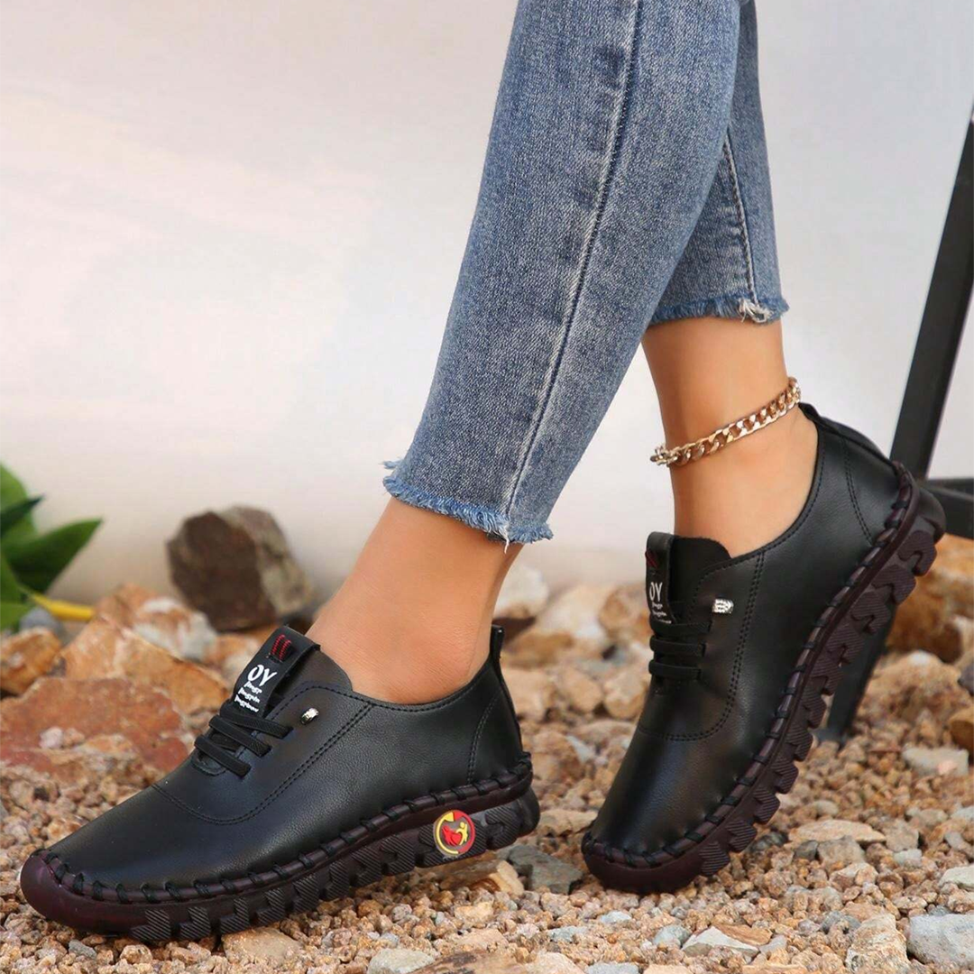 🔥Bestseller – Nur noch heute: 60 % Rabatt!🔥Handgenähte Uniqcomfy Damen-Lederschuhe mit breiter Zehenbox für höchsten Tragekomfort.