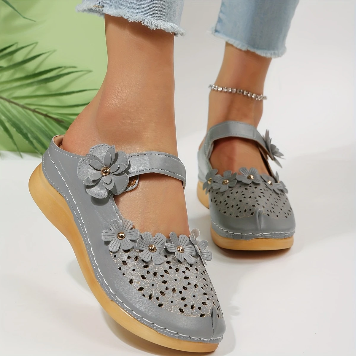 🔥LETZTER TAG: 50 % RABATT – Orthopädische Damen-Keilsandalen