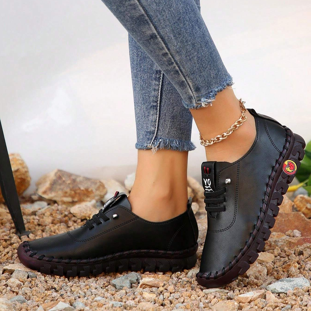 🔥Bestseller – Nur noch heute: 60 % Rabatt!🔥Handgenähte Uniqcomfy Damen-Lederschuhe mit breiter Zehenbox für höchsten Tragekomfort.