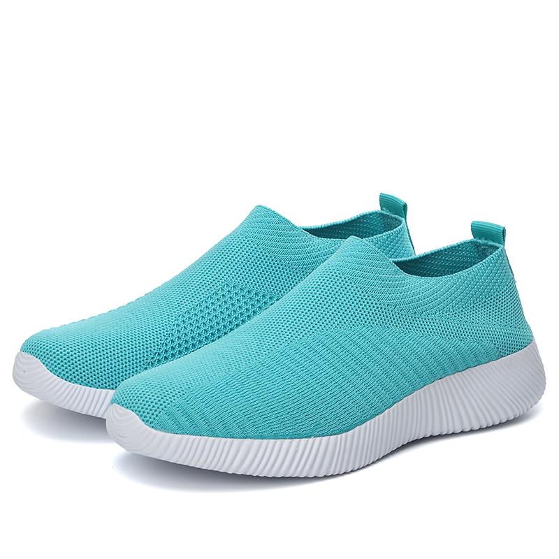 ⏰Jetzt 50 % sparen! Atmungsaktive Damen-Sneaker zum Hineinschlüpfen, leicht und rutschfest – perfekt für den Weg zur Arbeit oder zum Spazierengehen! Damen-Sneaker im Sockenstil, Damen-Loafer in großen Größen.