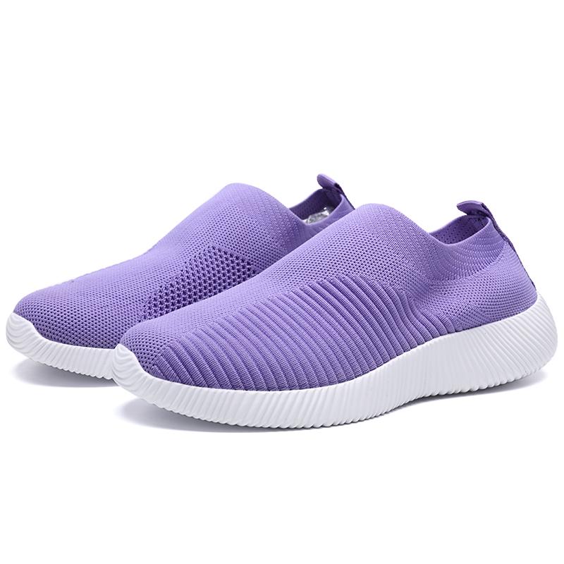 ⏰Jetzt 50 % sparen! Atmungsaktive Damen-Sneaker zum Hineinschlüpfen, leicht und rutschfest – perfekt für den Weg zur Arbeit oder zum Spazierengehen! Damen-Sneaker im Sockenstil, Damen-Loafer in großen Größen.