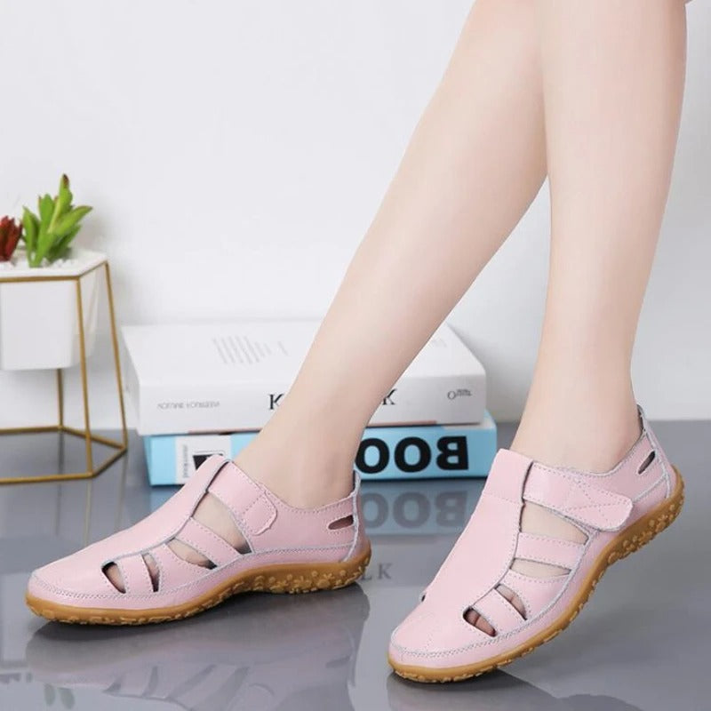 (⏰Aktion – 50% Rabatt 🔥) Klassische Sommersandalen aus hochwertigem Leder mit weicher Sohle für Komfort und Vielseitigkeit.