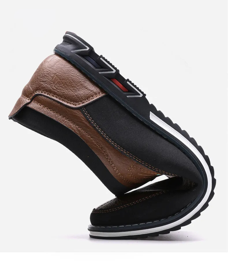 Herren-Slip-on-Oxford-Schuhe – Business-Casual-Loafer für das Büro, elegante Komfort-Schuhe & Fahrerschuhe