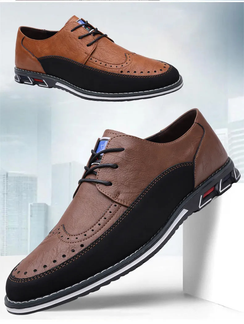 Herren-Slip-on-Oxford-Schuhe – Business-Casual-Loafer für das Büro, elegante Komfort-Schuhe & Fahrerschuhe