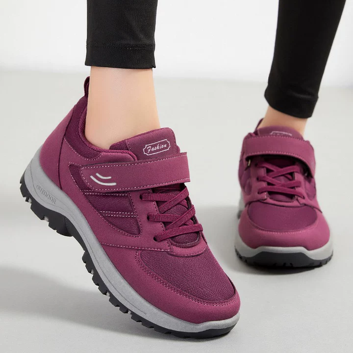 Damen-Walkingschuhe im neuen Stil für Frühling 2026, ideal für Frauen mittleren und höheren Alters, mit Klettverschluss, rutschfester, weicher Sohle.