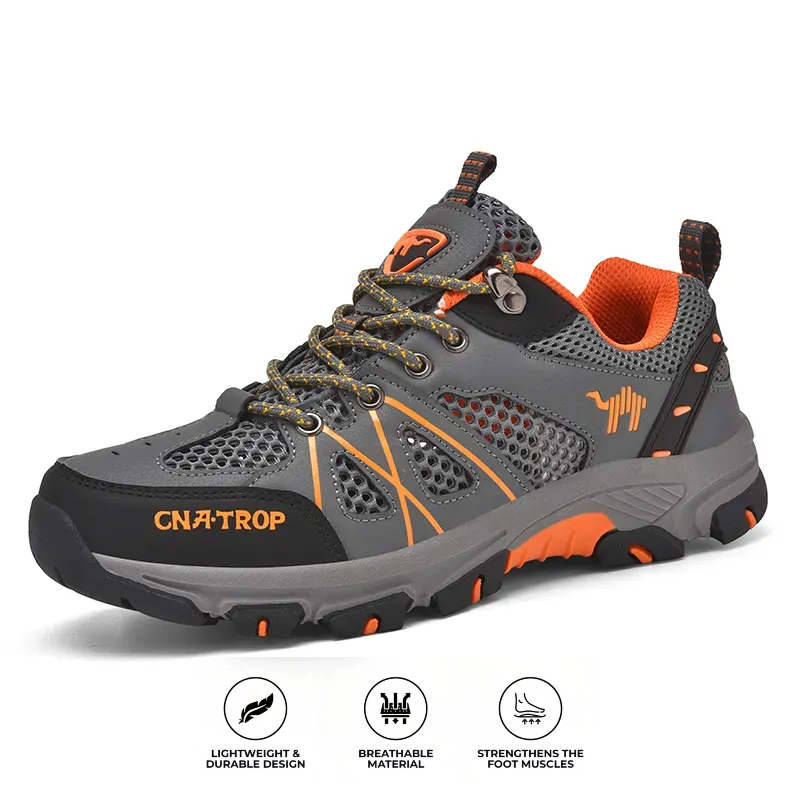 🎁Heißer Sale 60% RABATT⏳Abverkauf!! Wasserdichte, atmungsaktive und rutschfeste Herren-Wanderschuhe für den Outdoor-Bereich