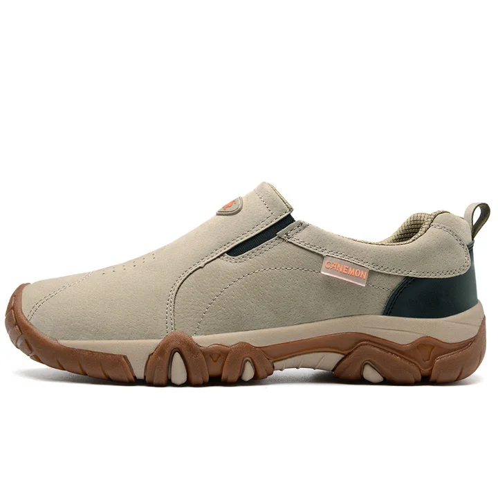 ⏰LETZTER TAG – 70 % RABATT🛒 Slipper aus Schweineleder – Bequeme Outdoor-Wanderschuhe mit rutschfester Sohle, Große Größen bis 47