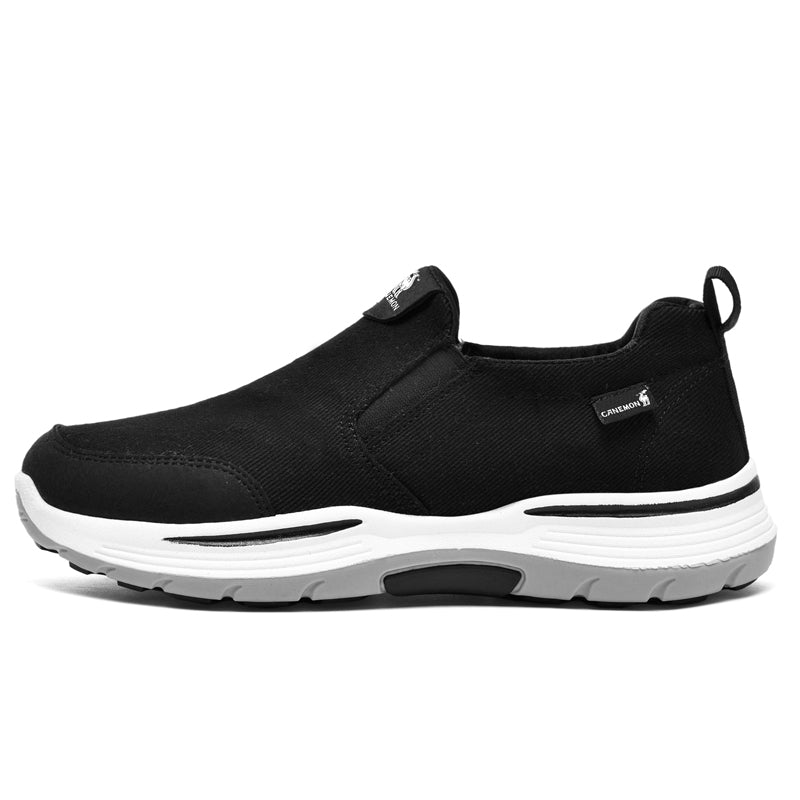 💥Superangebot 50% Rabatt💥 Orthopädische Herren-Slipper zum Gehen – Fußgewölbeunterstützung, ganztägiger Komfort und rutschfeste Gummisohle