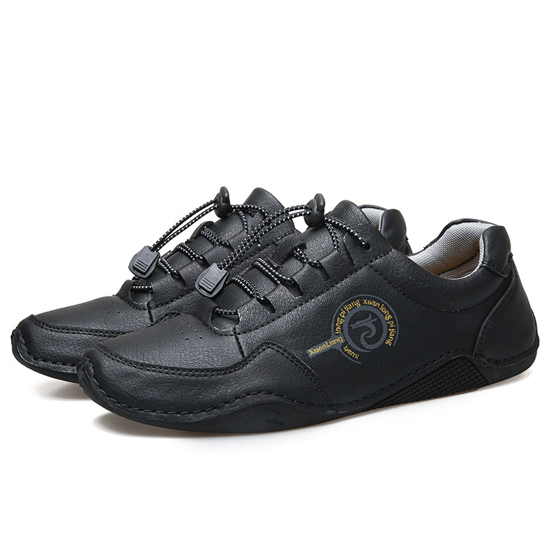 Men's Urban Walker Hand-Finished Slip-On Ease Leather Shoes | Podiatrist-Grade Support  | All-Day Comfort