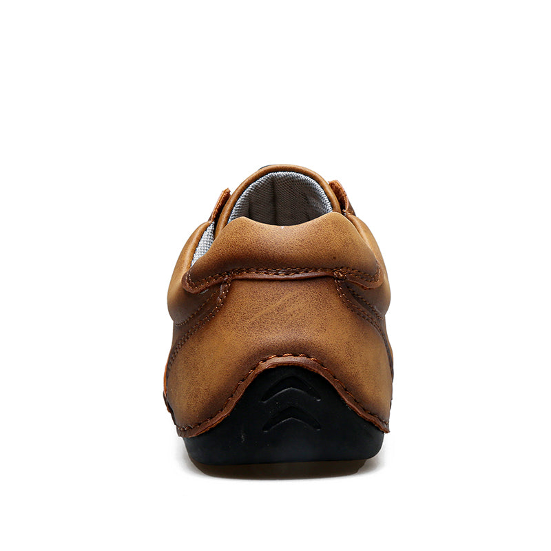 Men's Urban Walker Hand-Finished Slip-On Ease Leather Shoes | Podiatrist-Grade Support  | All-Day Comfort