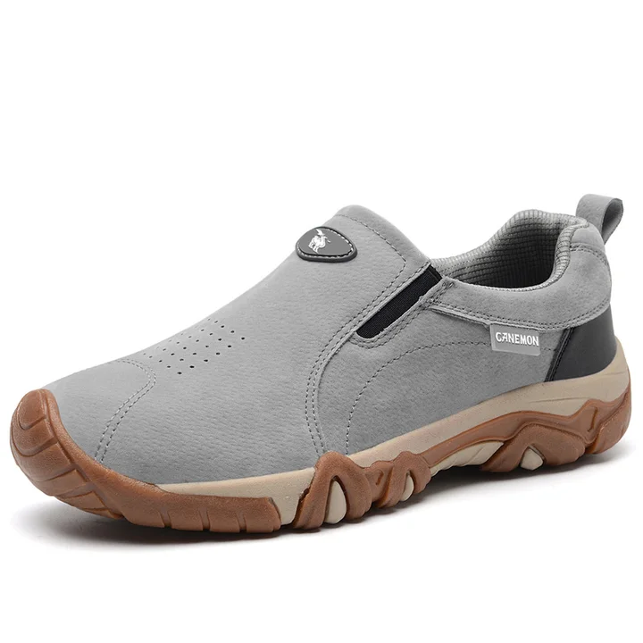 ⏰LETZTER TAG – 70 % RABATT🛒 Slipper aus Schweineleder – Bequeme Outdoor-Wanderschuhe mit rutschfester Sohle, Große Größen bis 47