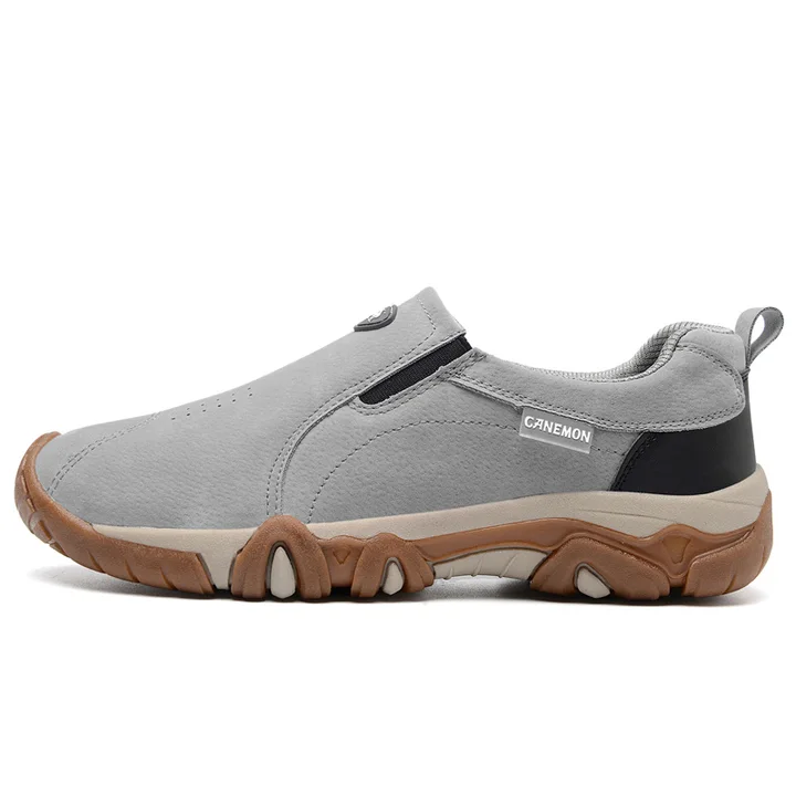 ⏰LETZTER TAG – 70 % RABATT🛒 Slipper aus Schweineleder – Bequeme Outdoor-Wanderschuhe mit rutschfester Sohle, Große Größen bis 47