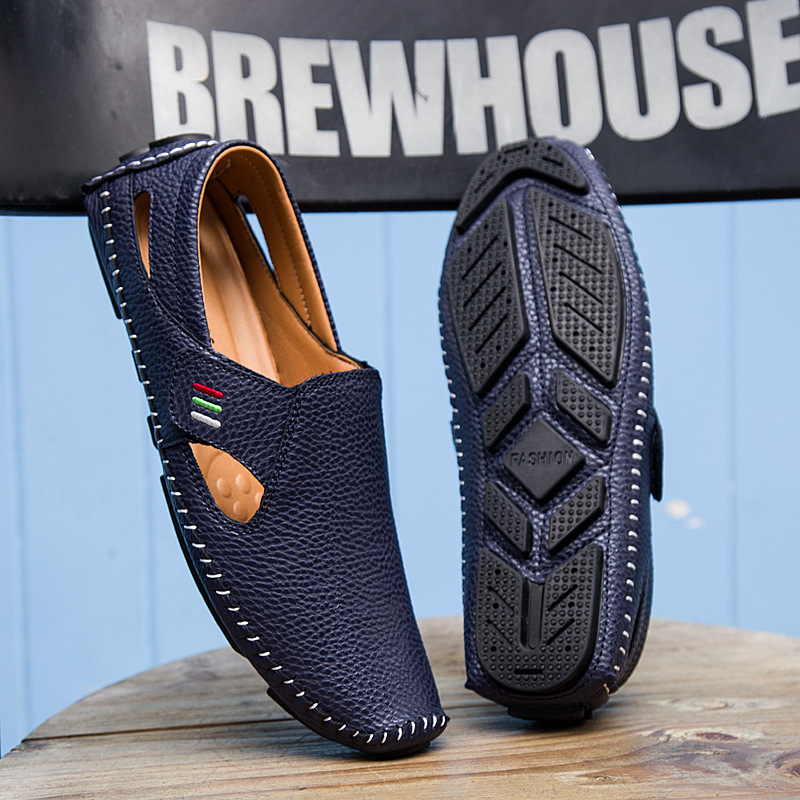 Slip-On Beanie Shoes For Men, Cross-Border Clogs, Lazy Casual Beach Outdoor Shoes, Sewing Shoes For Men, Extra Large Size