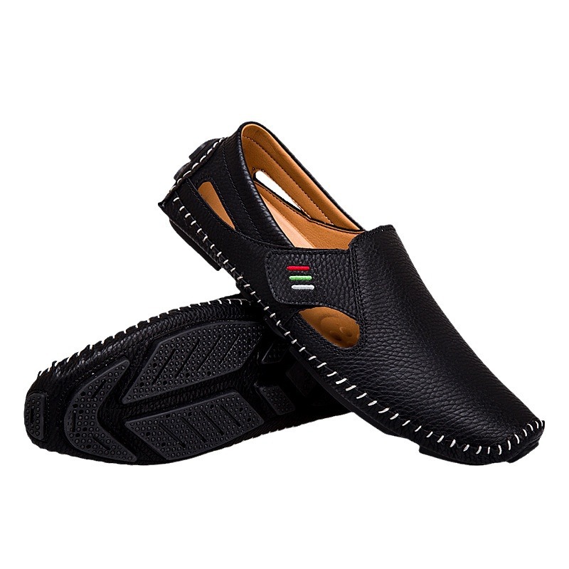 Slip-On Beanie Shoes For Men, Cross-Border Clogs, Lazy Casual Beach Outdoor Shoes, Sewing Shoes For Men, Extra Large Size