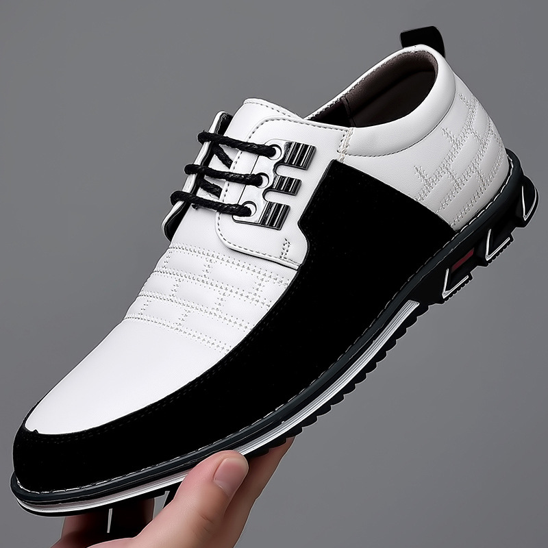 🔥Heutiger Ausverkauf-Herren-Businessschuhe, elegante Oxford-Schnürschuhe, flache Slipper für Herren – ideal für Business, Arbeit und Büro.