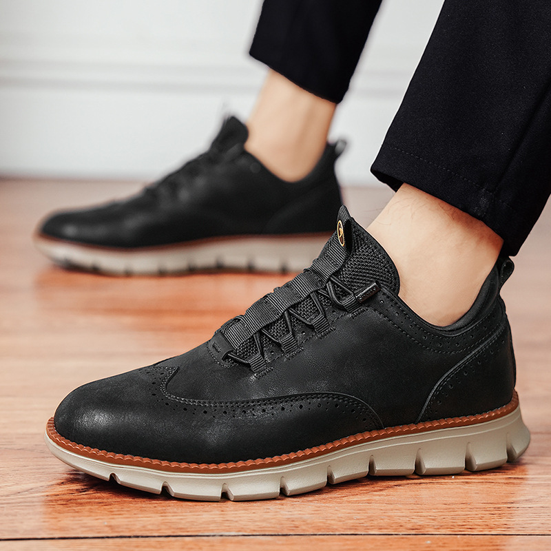 Last Day 60% OFF🔥 -Ergonomic Genuine Leather Hiking Shoes ✅ — Effortlessly Relieve Foot Pain — Non-Slip & Waterproof 💧