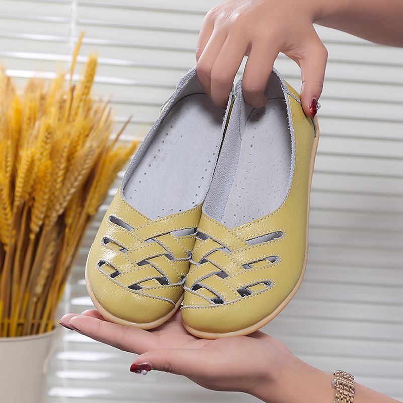 NEW - Women's Breathable Leather Loafers