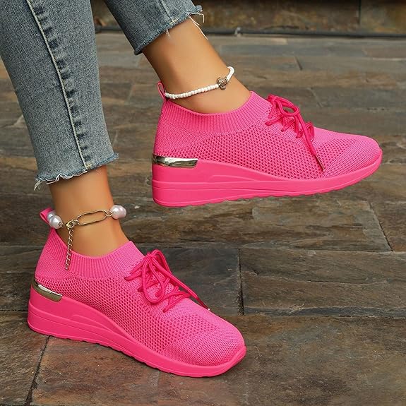 Women's Lightweight Comfortable Breathable Arch Support Slip-On Sneakers