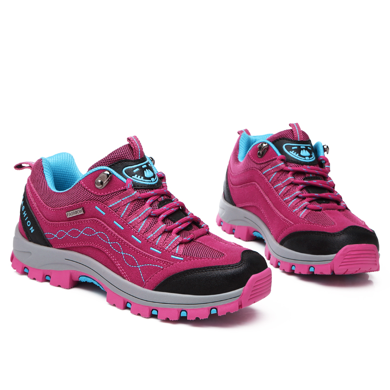 Women's Hiking Shoes Anti-Slip Breathable Sneaker for Outdoor Walking Trekking