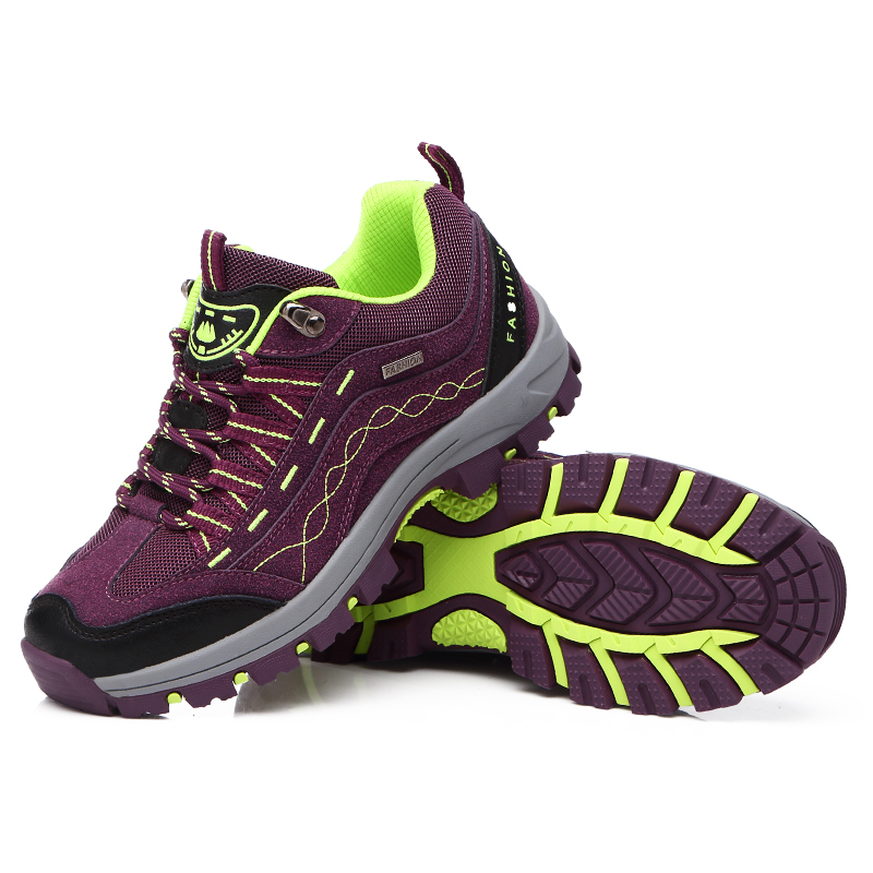 Women's Hiking Shoes Anti-Slip Breathable Sneaker for Outdoor Walking Trekking