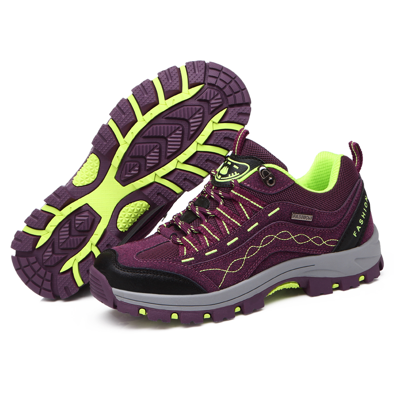 Women's Hiking Shoes Anti-Slip Breathable Sneaker for Outdoor Walking Trekking