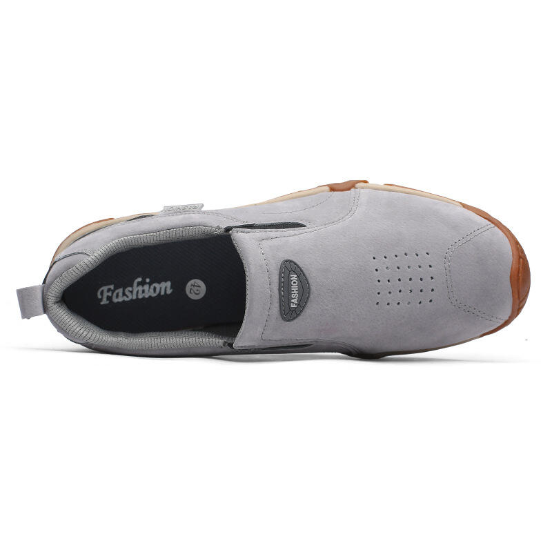 🔥Letzter Tag Aktion 69 % RABATT 🎁Bequeme Outdoor-Slipper für Herren zum Gehen, bequeme Ledersneaker zum Wandern